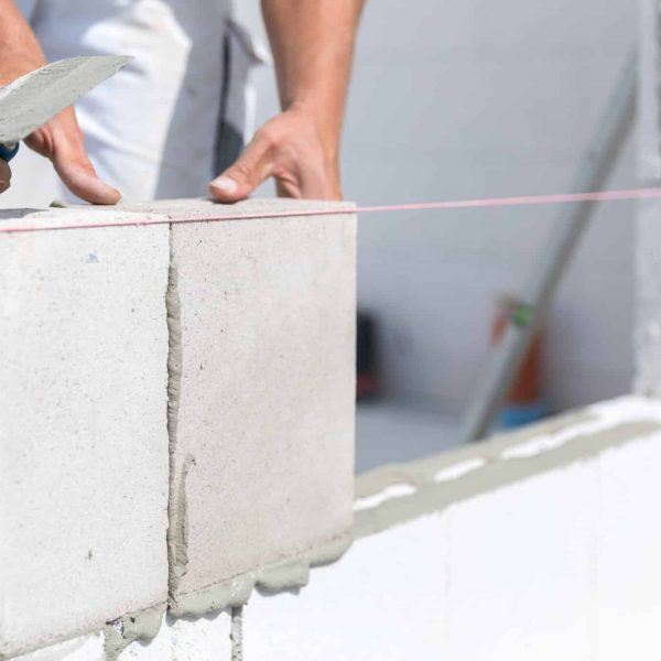 Worker on construction site